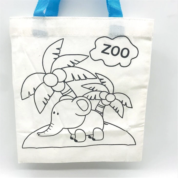 Canvas Bag For Children To Paint Or Graffiti